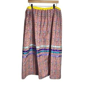 Aboriginal / Indigenous Ribbon Skirt Handmade Native American Multicolour Dance